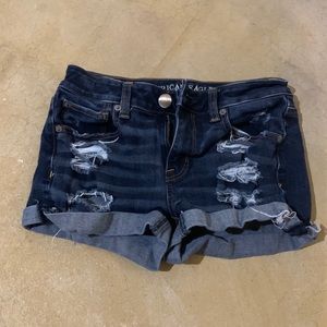 denim shorts american eagle